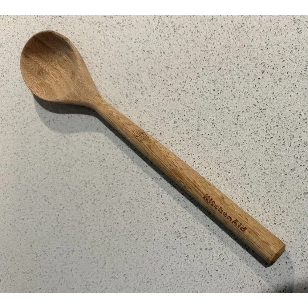 6 Silicone Cooking Utensils w/ Wooden Handles + 2 Pcs As Gift